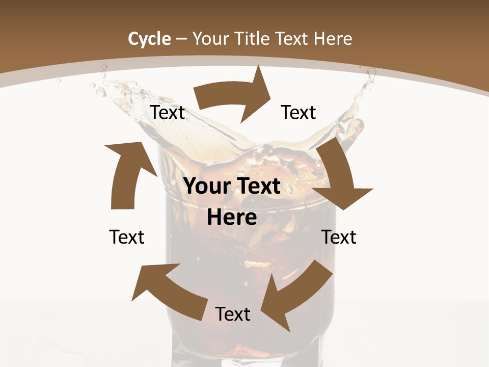 Macro Seamlessly Leaf PowerPoint Template