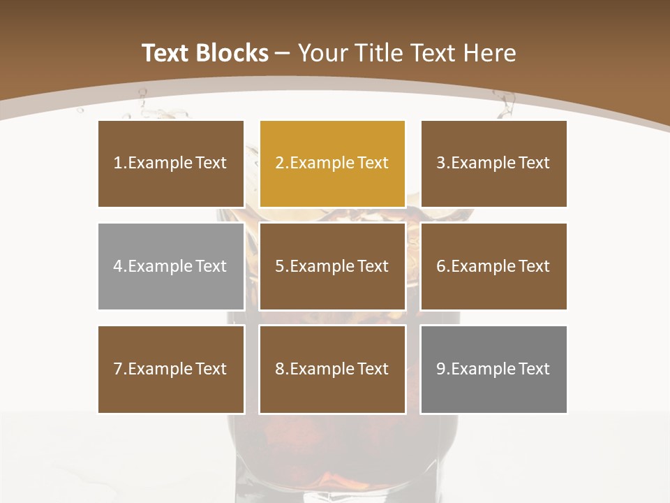Macro Seamlessly Leaf PowerPoint Template