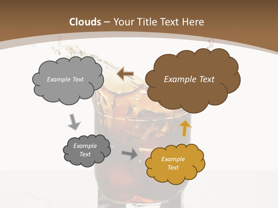 Macro Seamlessly Leaf PowerPoint Template