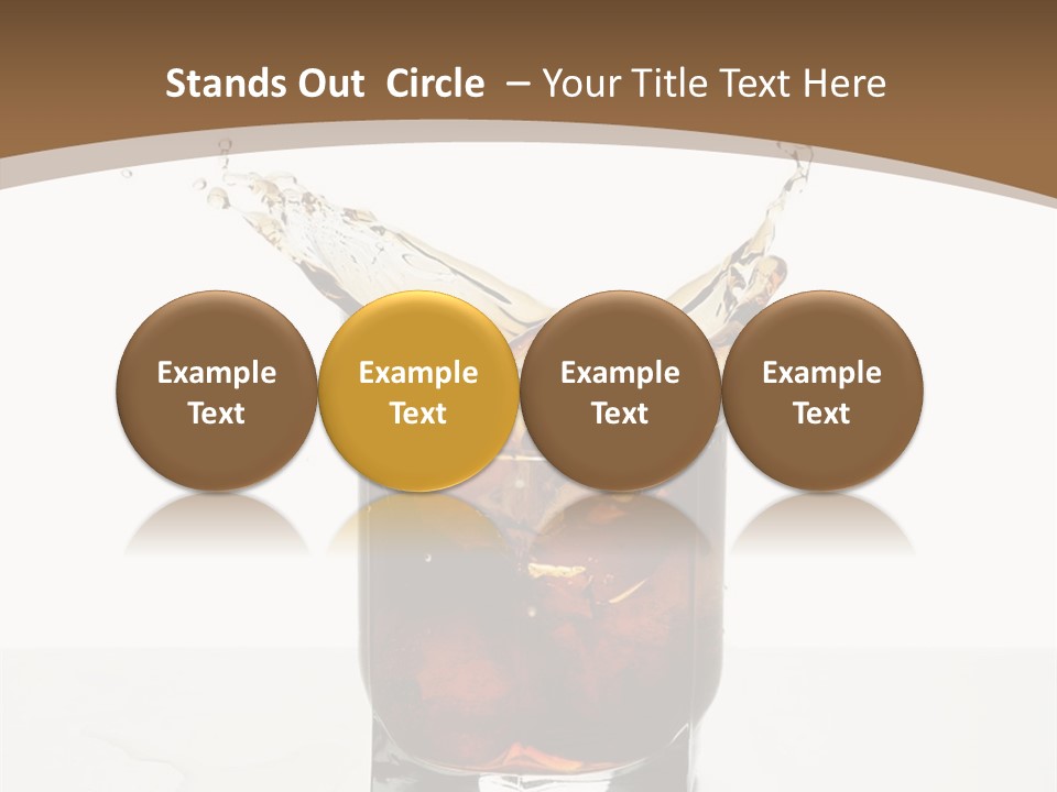 Macro Seamlessly Leaf PowerPoint Template