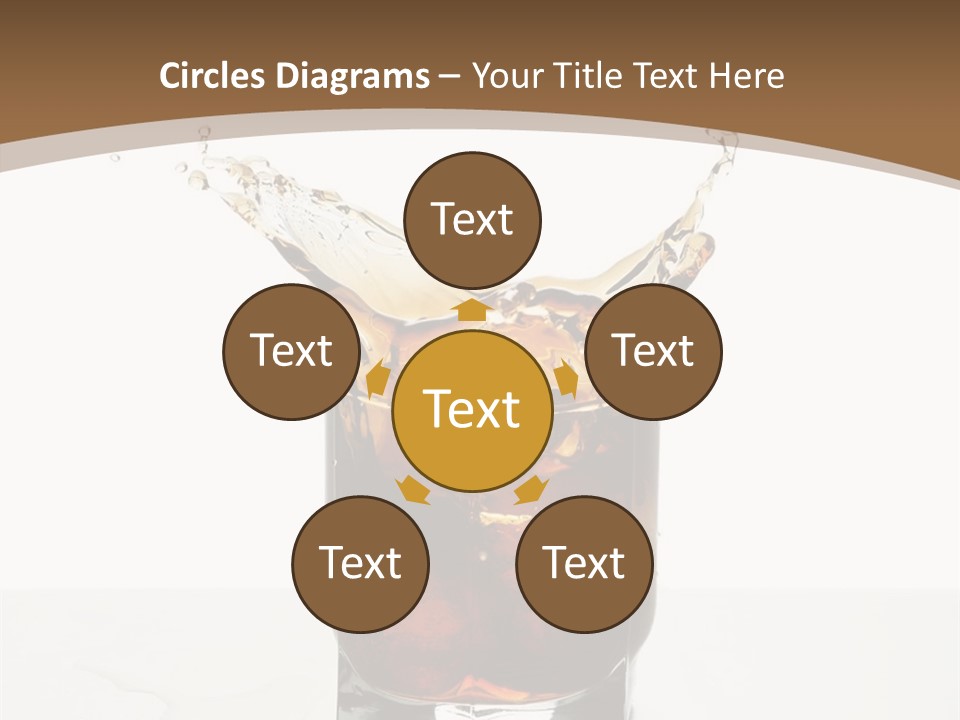 Macro Seamlessly Leaf PowerPoint Template