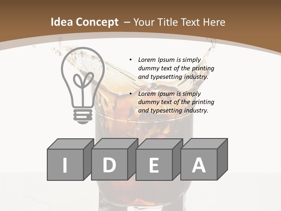 Macro Seamlessly Leaf PowerPoint Template