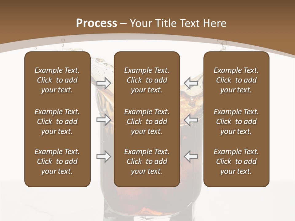 Macro Seamlessly Leaf PowerPoint Template