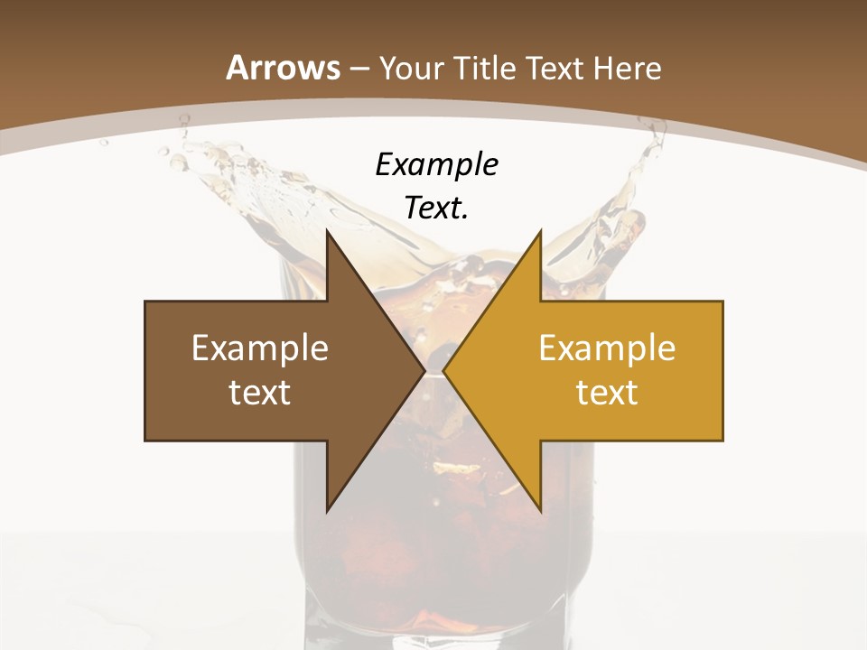 Macro Seamlessly Leaf PowerPoint Template