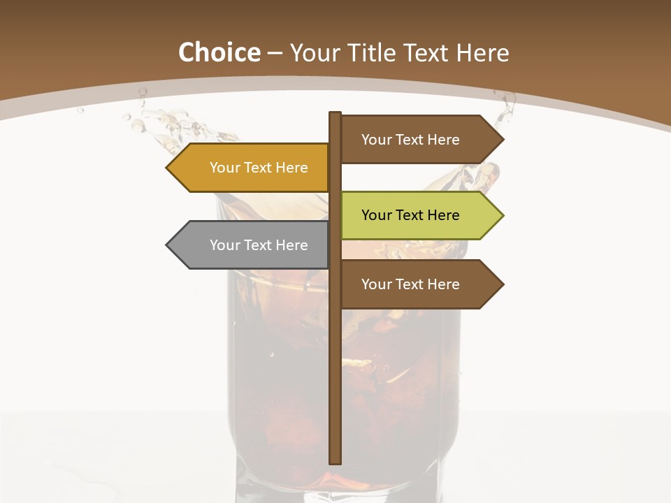 Macro Seamlessly Leaf PowerPoint Template