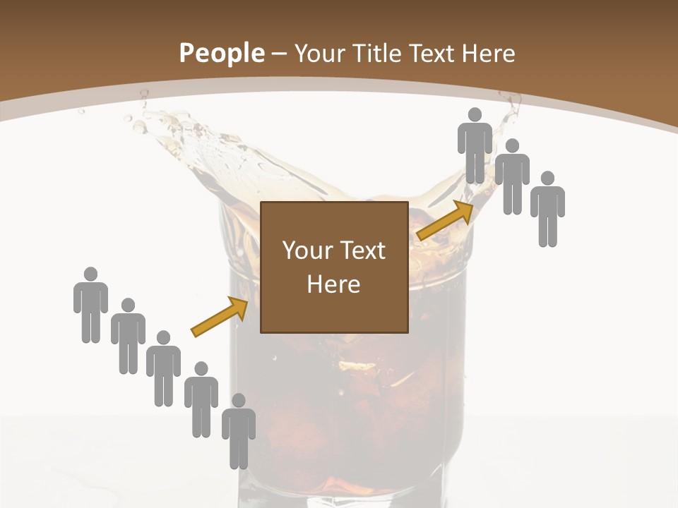 Macro Seamlessly Leaf PowerPoint Template