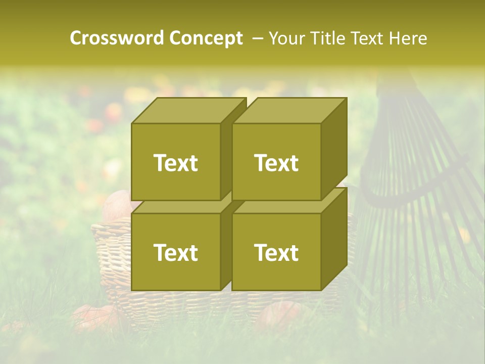 Basket Outdoors Season PowerPoint Template