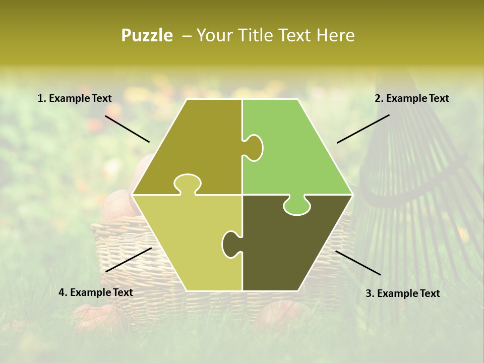 Basket Outdoors Season PowerPoint Template