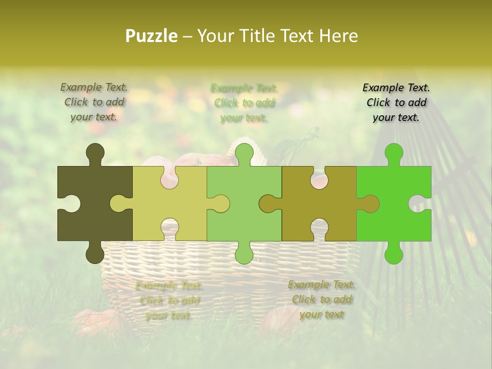 Basket Outdoors Season PowerPoint Template