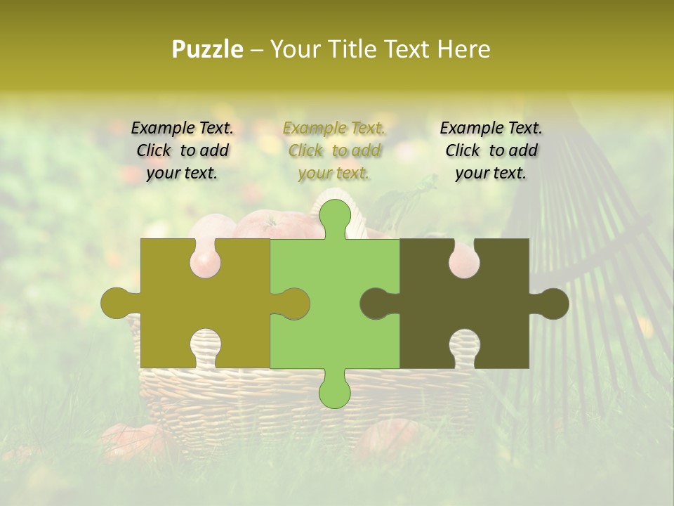 Basket Outdoors Season PowerPoint Template