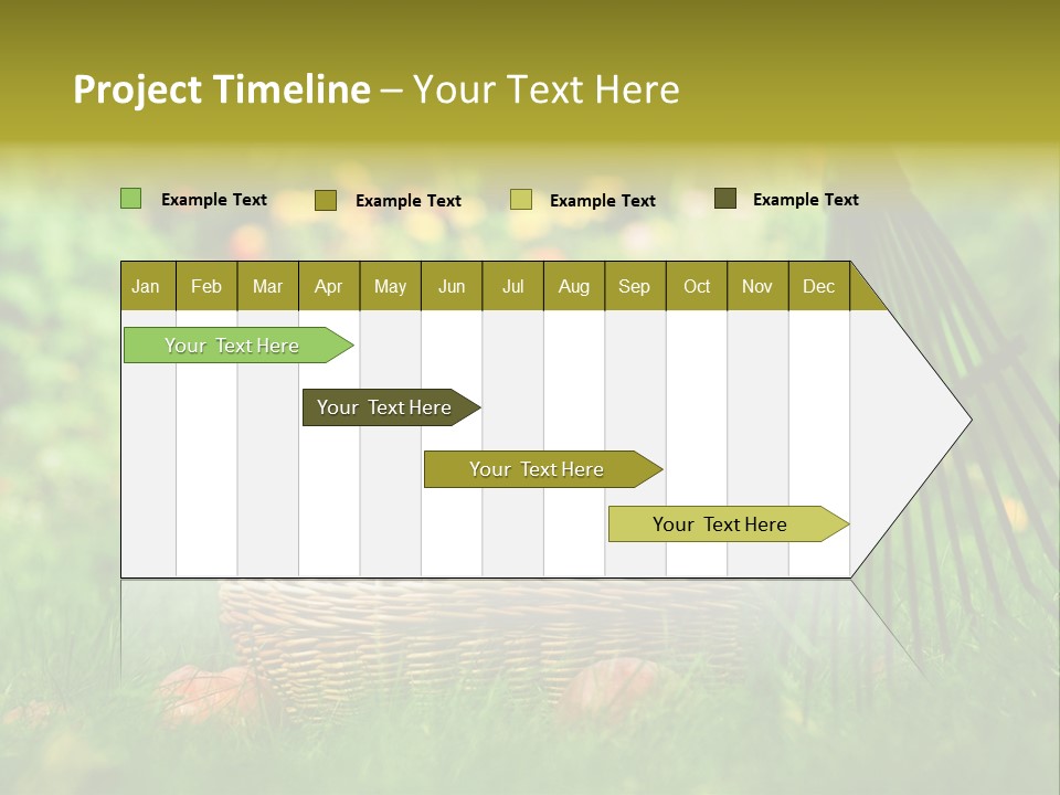 Basket Outdoors Season PowerPoint Template