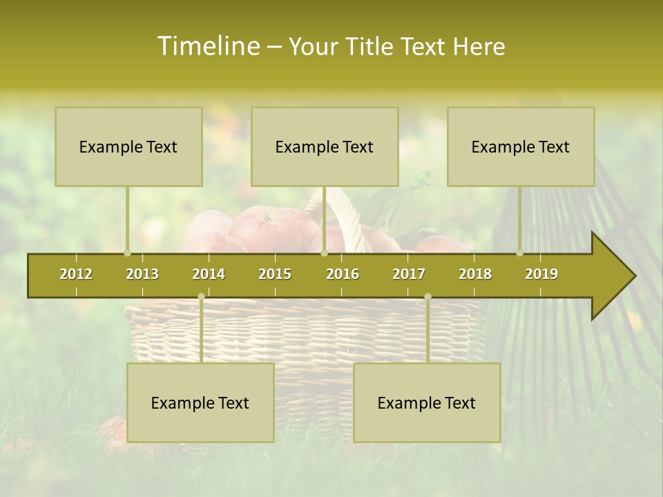 Basket Outdoors Season PowerPoint Template