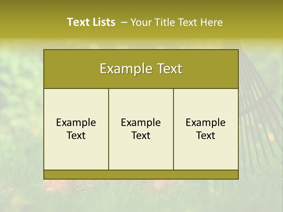 Basket Outdoors Season PowerPoint Template