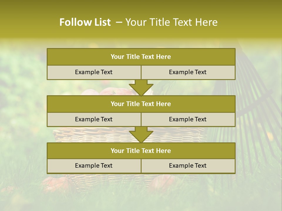 Basket Outdoors Season PowerPoint Template