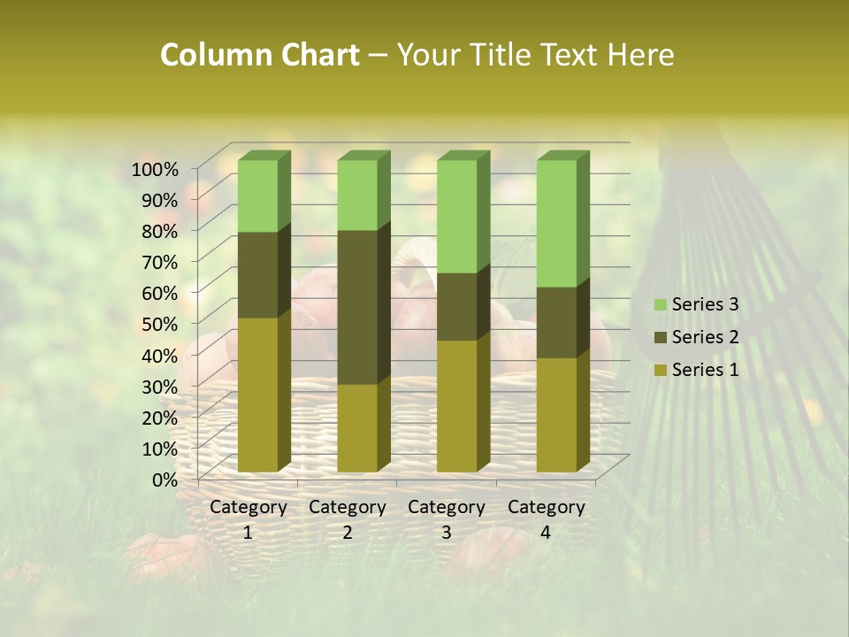 Basket Outdoors Season PowerPoint Template