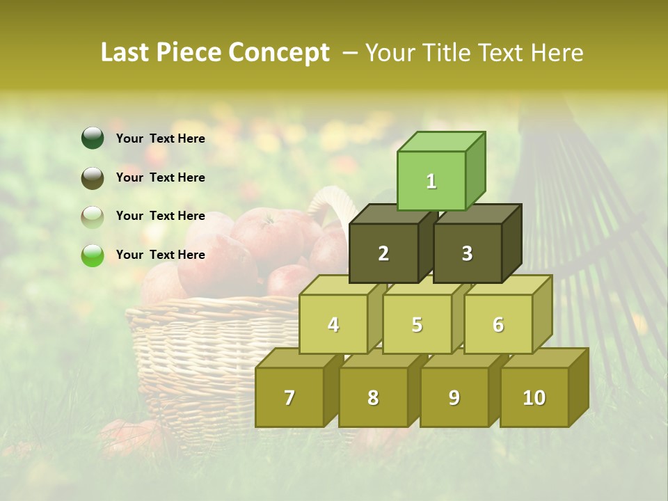 Basket Outdoors Season PowerPoint Template