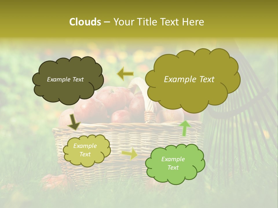 Basket Outdoors Season PowerPoint Template