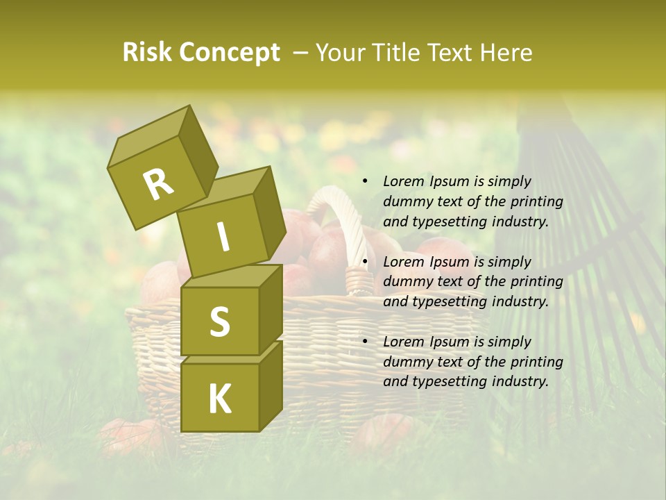 Basket Outdoors Season PowerPoint Template