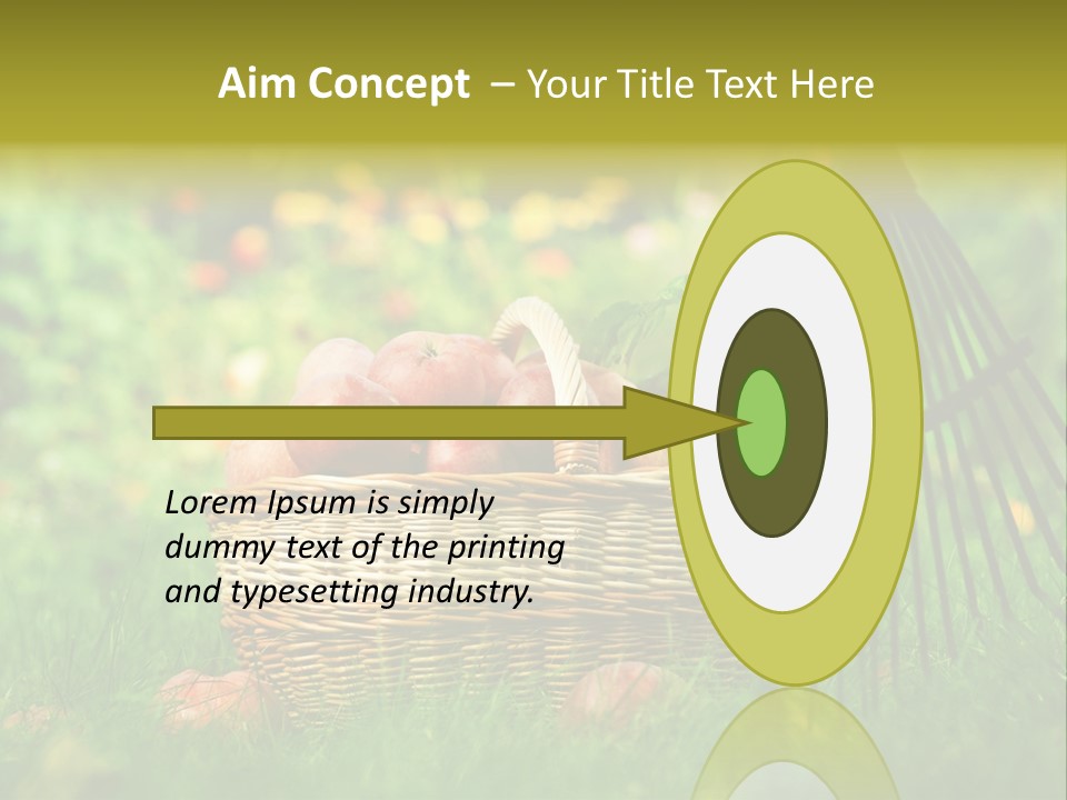 Basket Outdoors Season PowerPoint Template