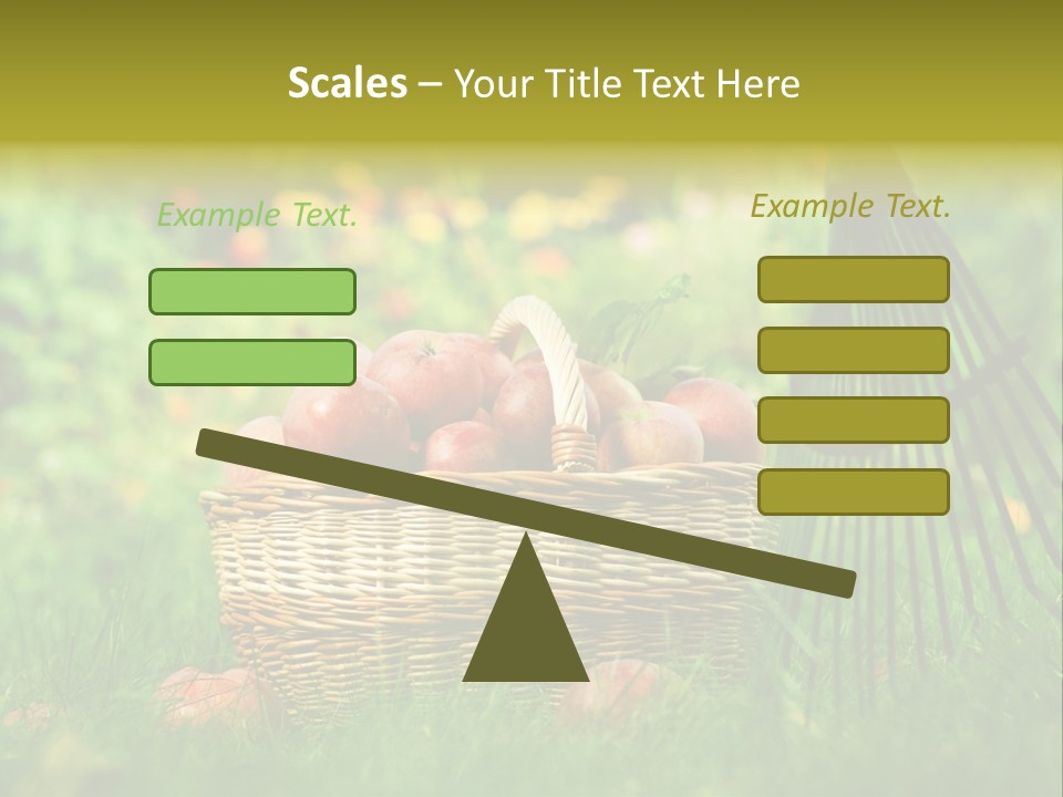 Basket Outdoors Season PowerPoint Template