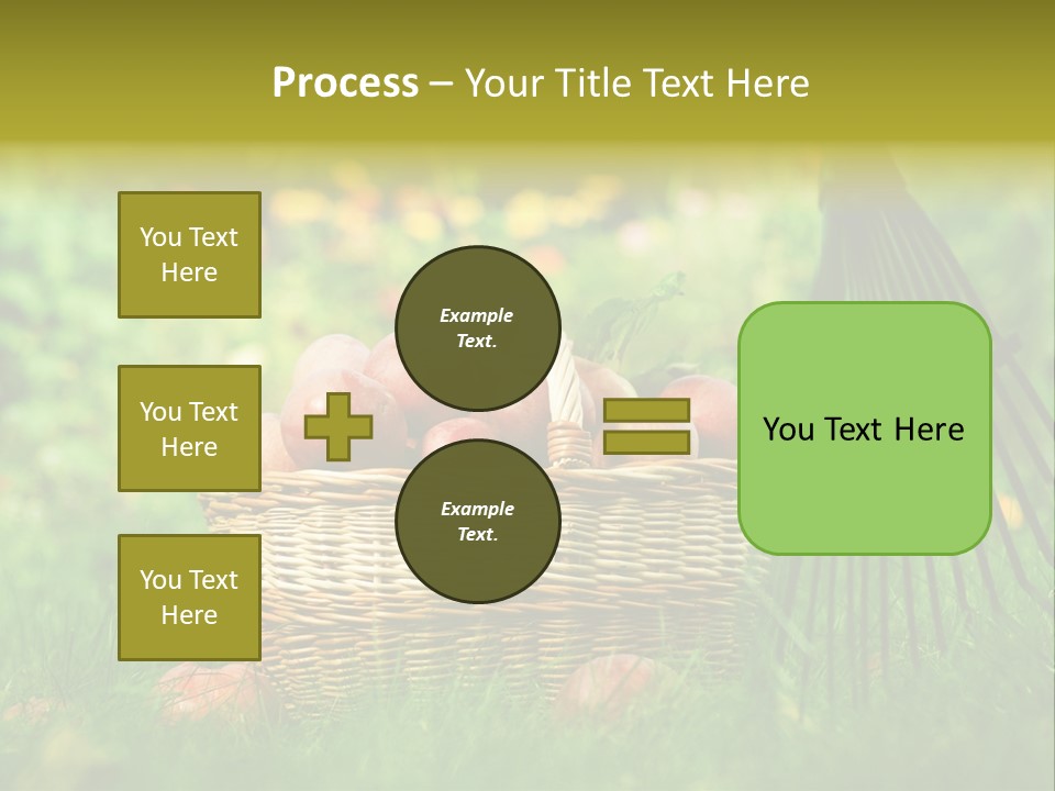 Basket Outdoors Season PowerPoint Template