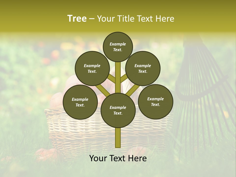 Basket Outdoors Season PowerPoint Template