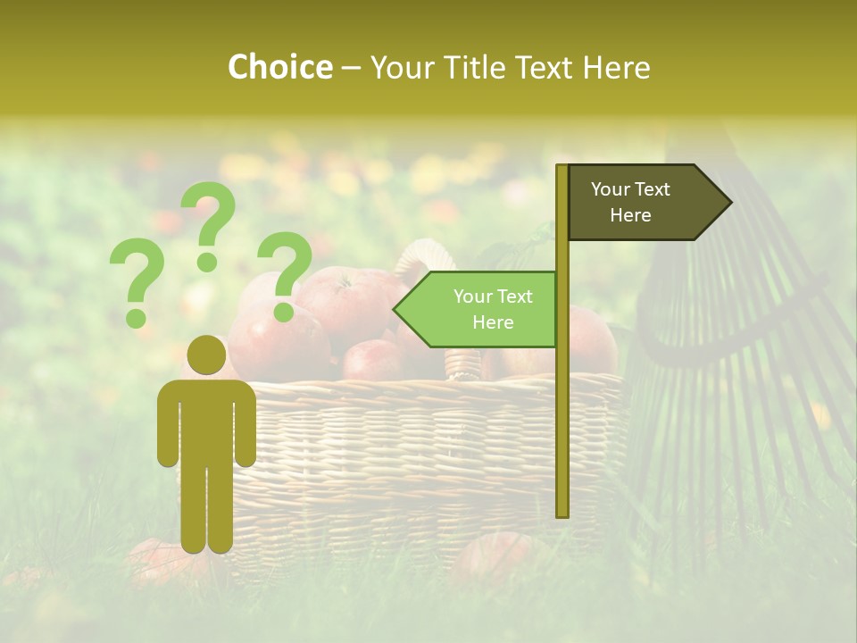 Basket Outdoors Season PowerPoint Template