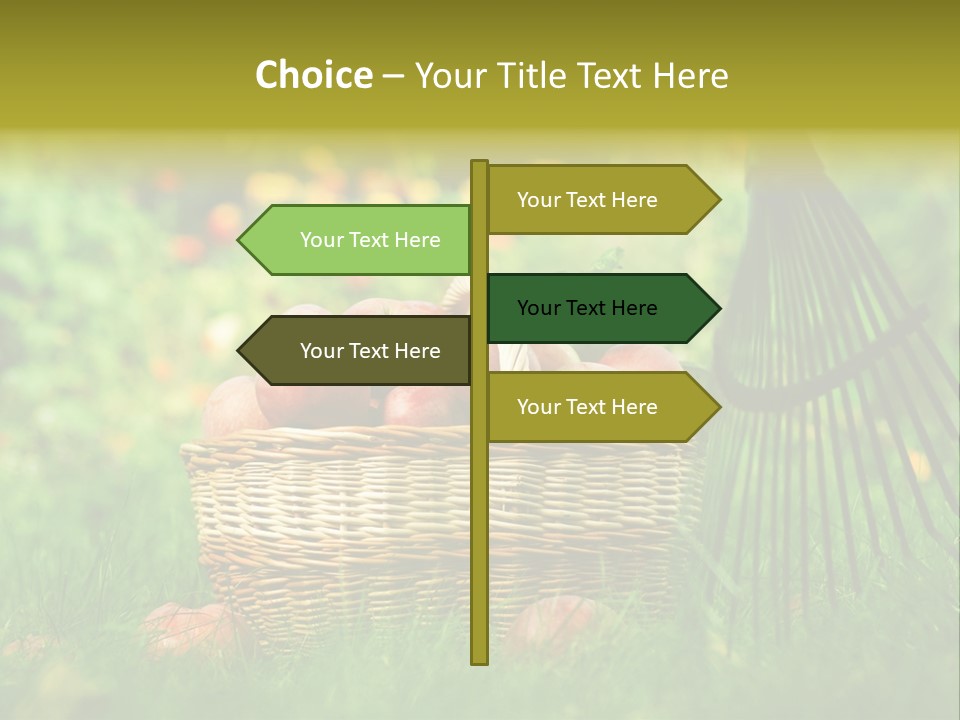 Basket Outdoors Season PowerPoint Template