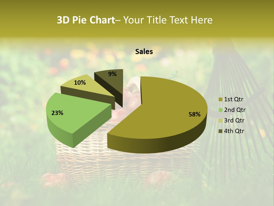 Basket Outdoors Season PowerPoint Template
