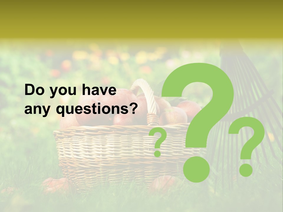 Basket Outdoors Season PowerPoint Template