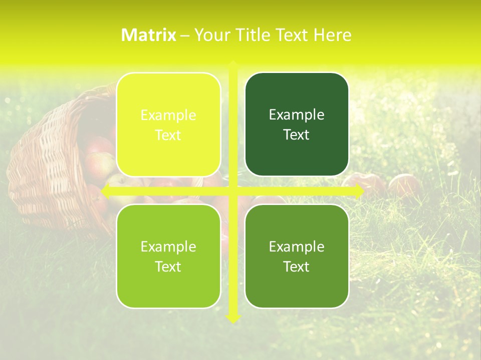 Delicious Branch Orchard PowerPoint Template