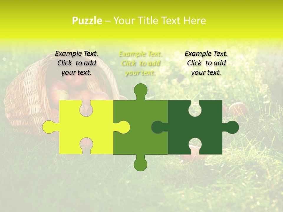 Delicious Branch Orchard PowerPoint Template