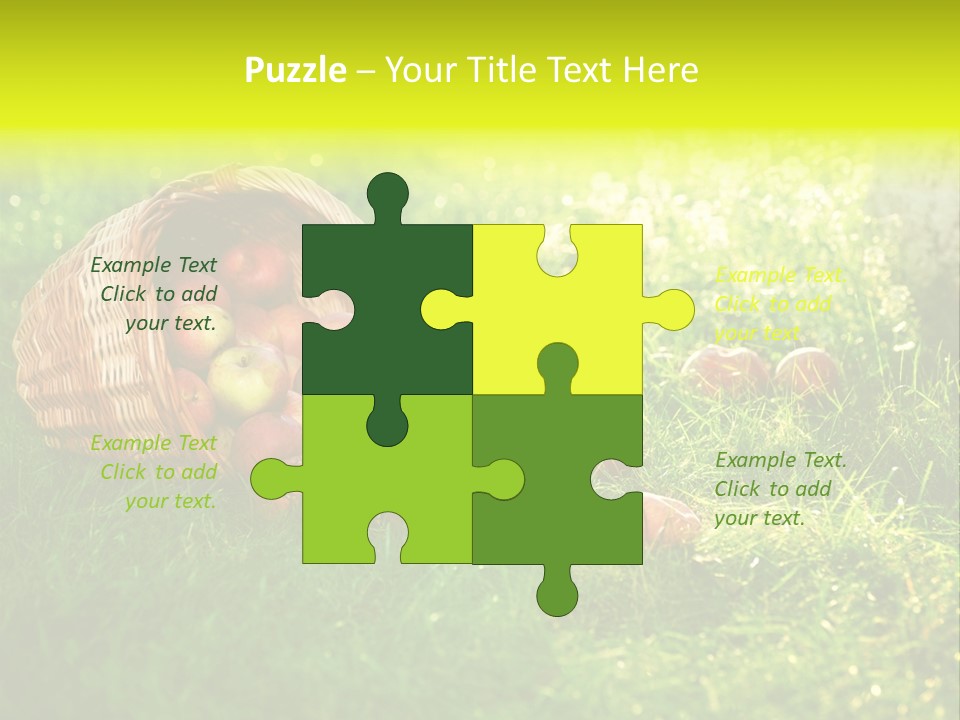 Delicious Branch Orchard PowerPoint Template