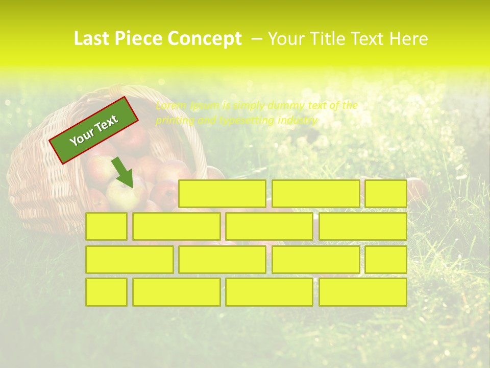 Delicious Branch Orchard PowerPoint Template