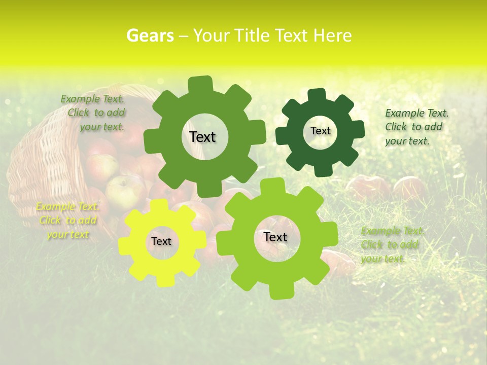 Delicious Branch Orchard PowerPoint Template