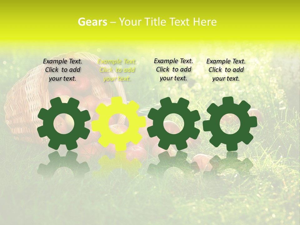 Delicious Branch Orchard PowerPoint Template