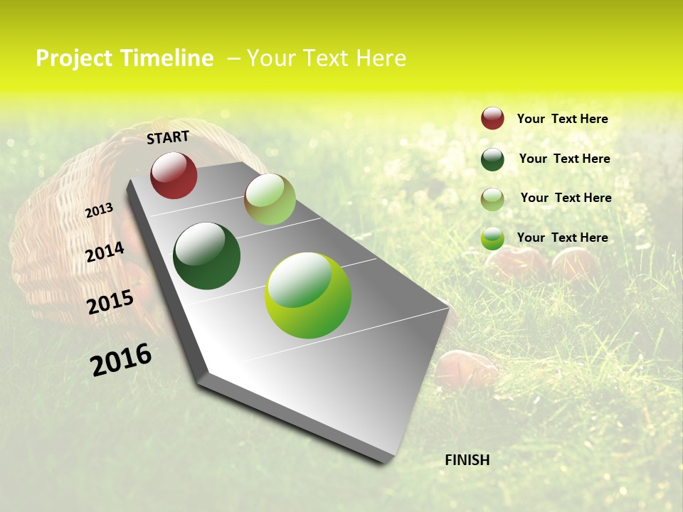 Delicious Branch Orchard PowerPoint Template