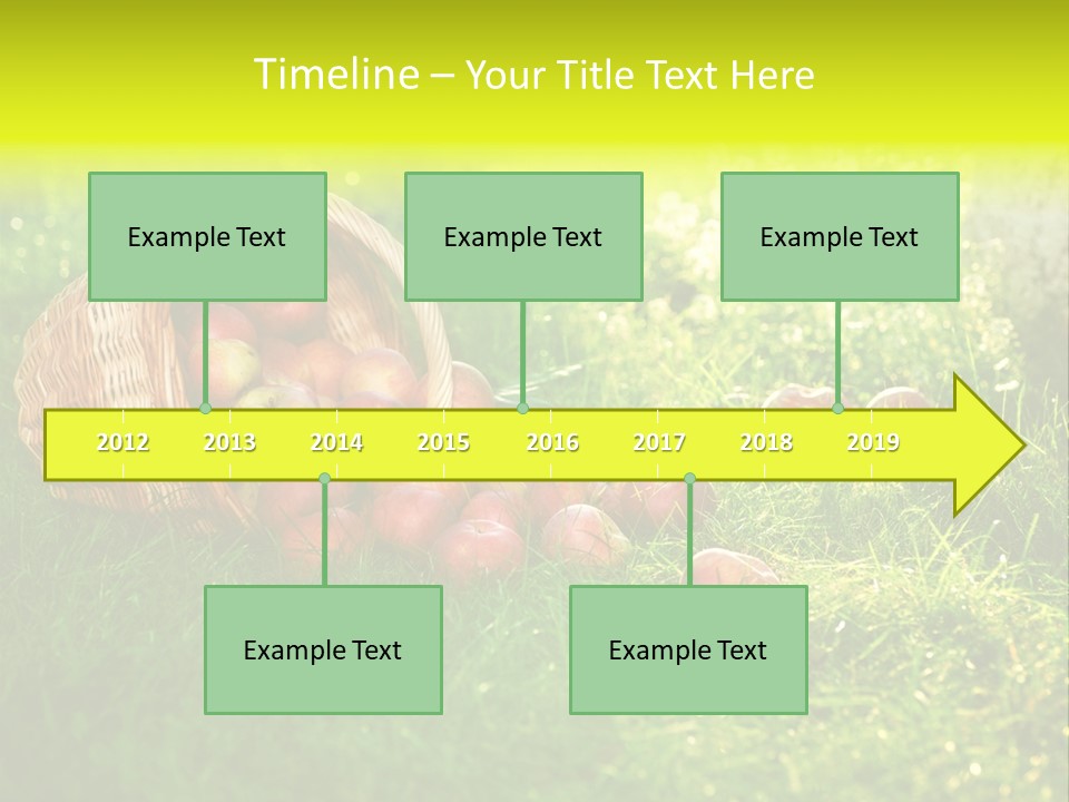 Delicious Branch Orchard PowerPoint Template