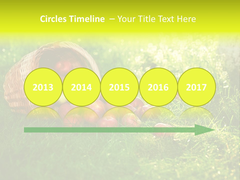 Delicious Branch Orchard PowerPoint Template