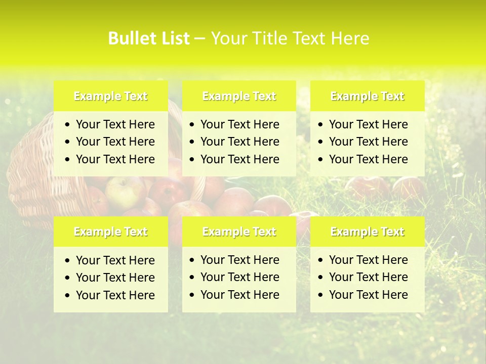 Delicious Branch Orchard PowerPoint Template