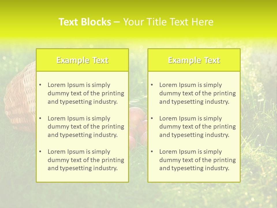 Delicious Branch Orchard PowerPoint Template