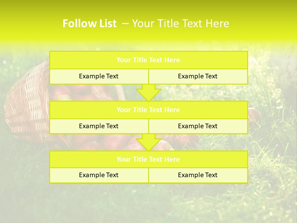 Delicious Branch Orchard PowerPoint Template