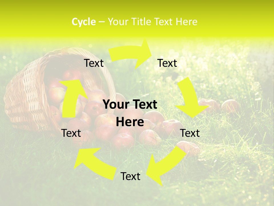 Delicious Branch Orchard PowerPoint Template