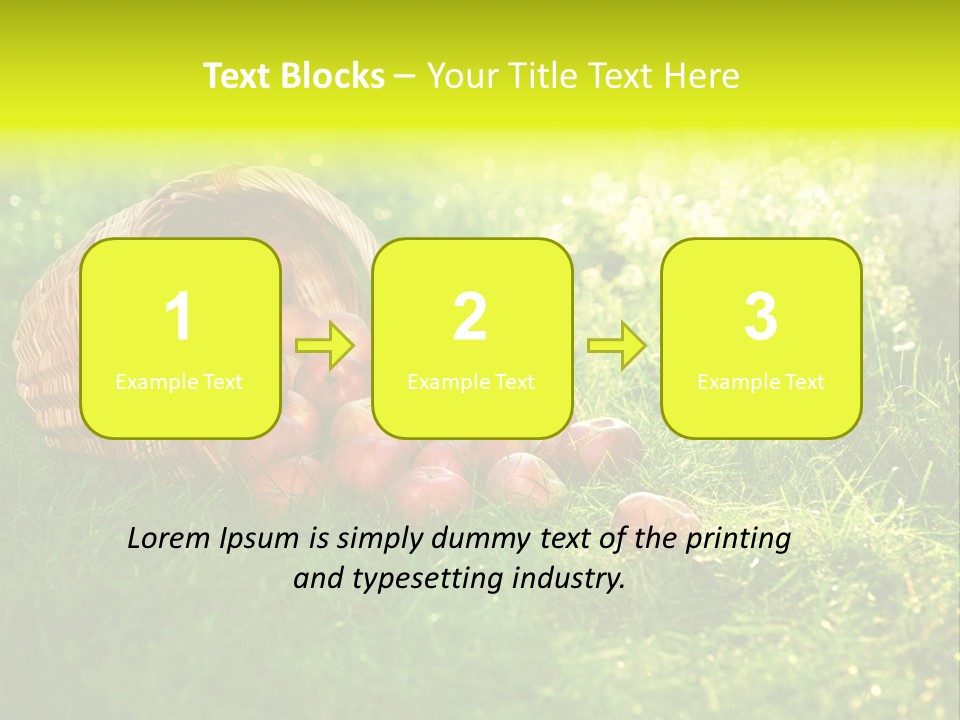 Delicious Branch Orchard PowerPoint Template