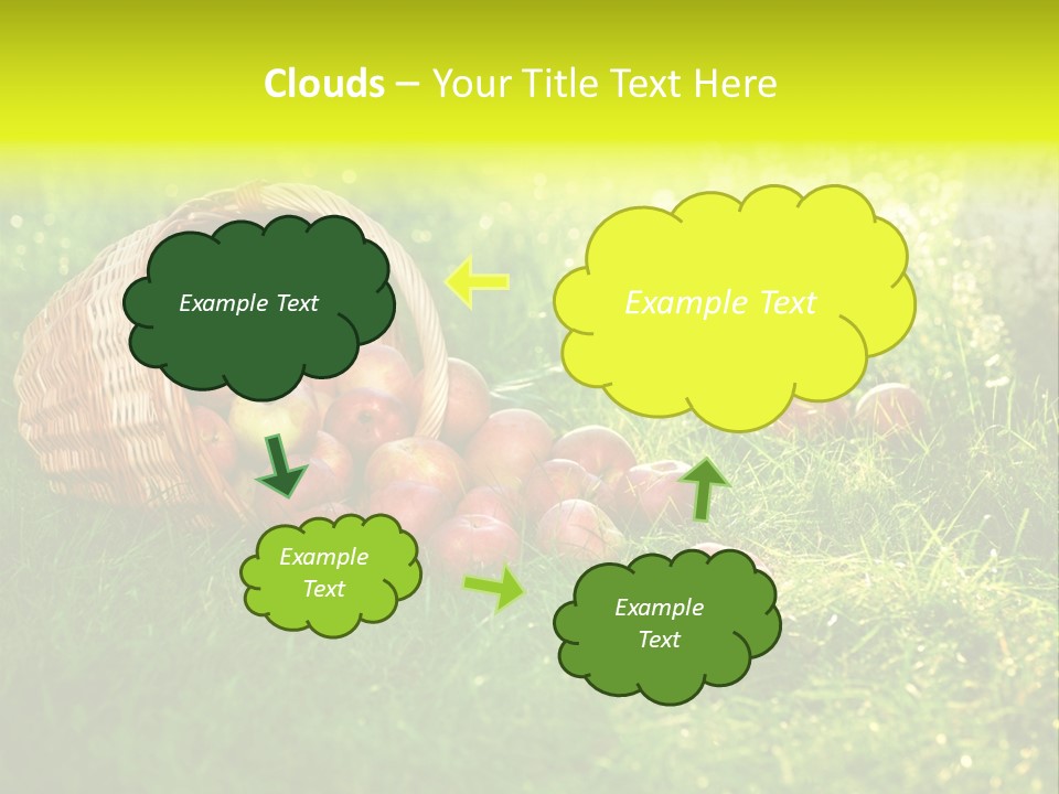 Delicious Branch Orchard PowerPoint Template