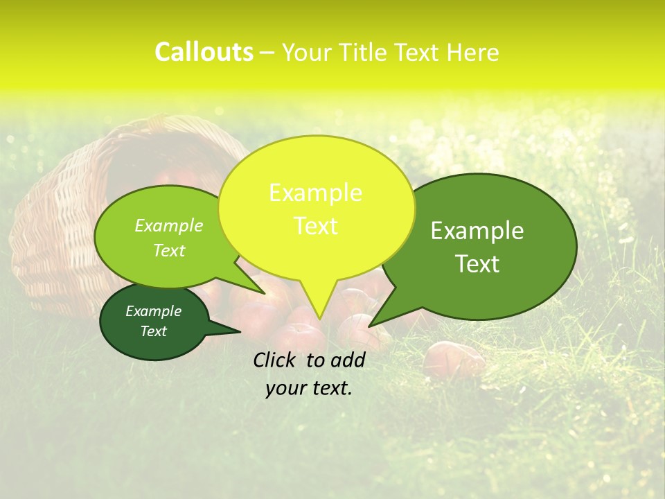 Delicious Branch Orchard PowerPoint Template