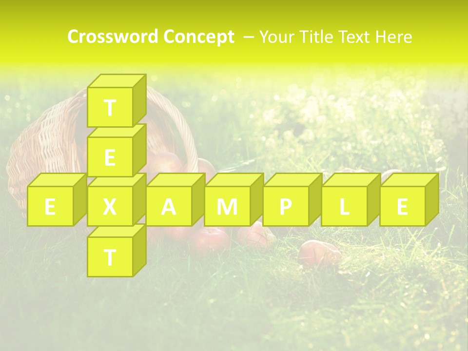 Delicious Branch Orchard PowerPoint Template