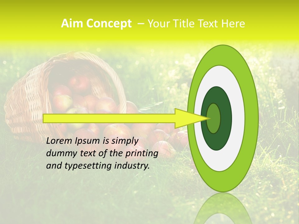 Delicious Branch Orchard PowerPoint Template