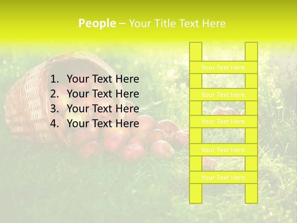 Delicious Branch Orchard PowerPoint Template