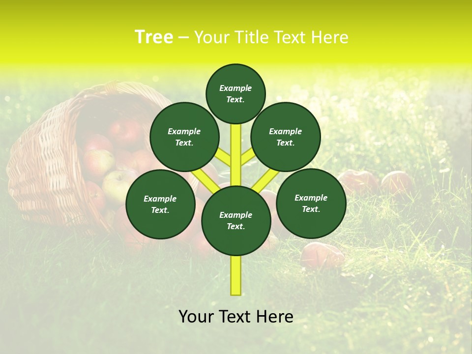 Delicious Branch Orchard PowerPoint Template